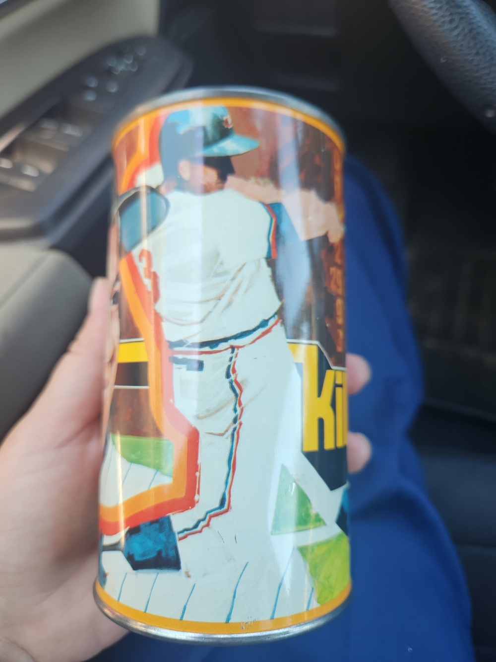 Graphic Canister with Bold Orange Harmon 'Killebrew Text - Picture 4 of 8